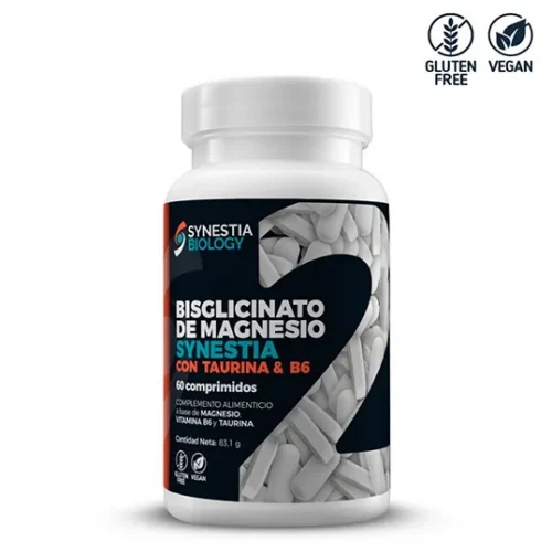 BISGLICINATO DE MAGNESIO SYNESTIA CON TAURINA &AMP; B6 60 COMPRIMIDOS