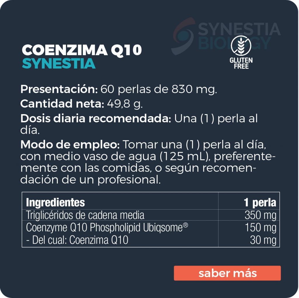COENZIMA Q10 SYNESTIA - Imagen 2