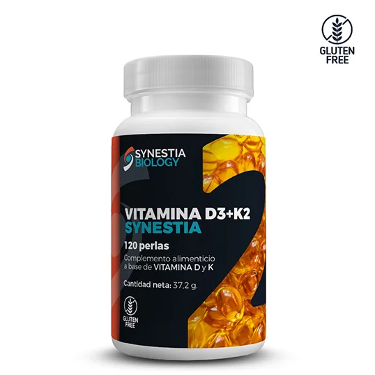 VITAMINA D3+K2 SYNESTIA (120 PERLAS – 310 MG)