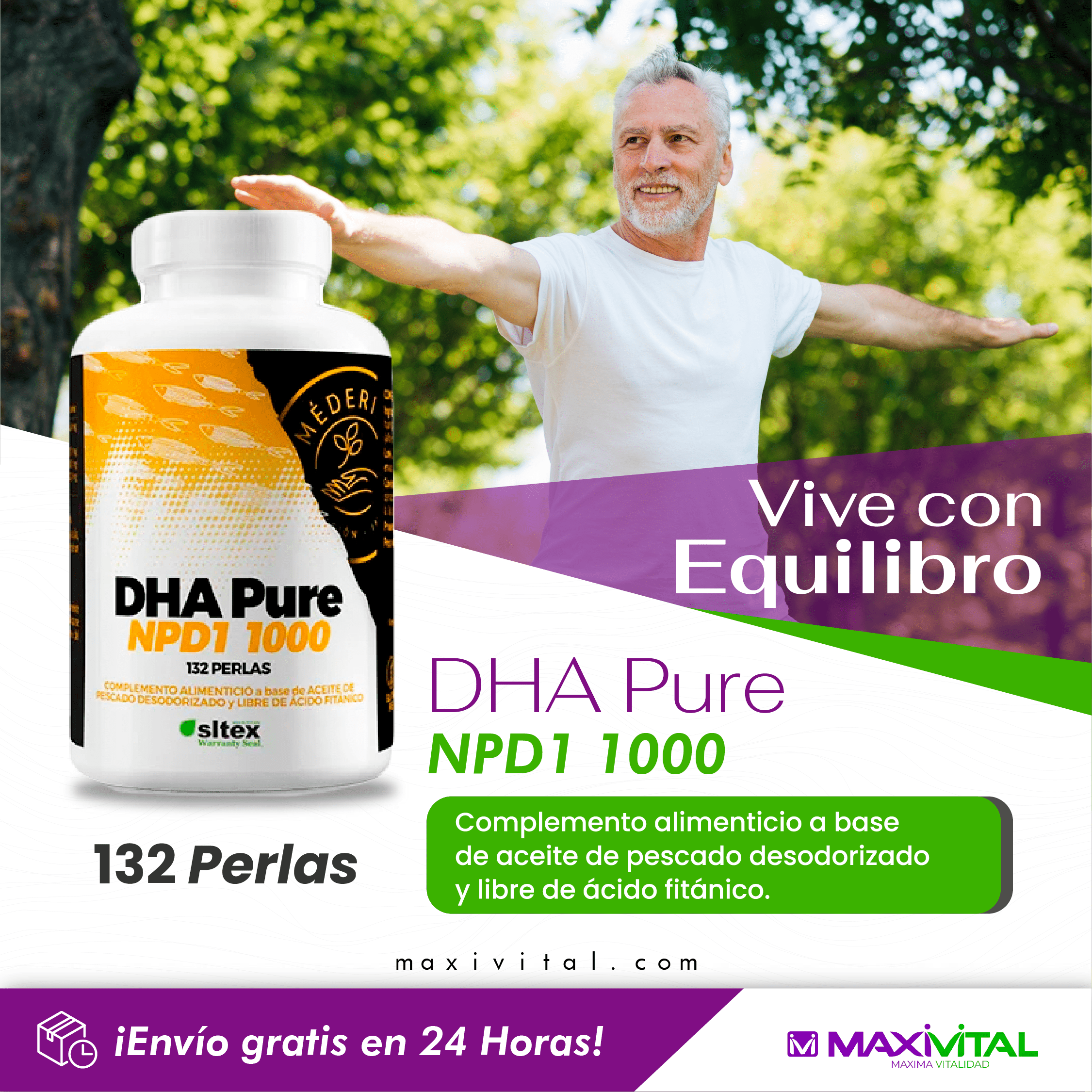 Qué es el DHA Pure NPD1 132 Mederi y para qué sirve?