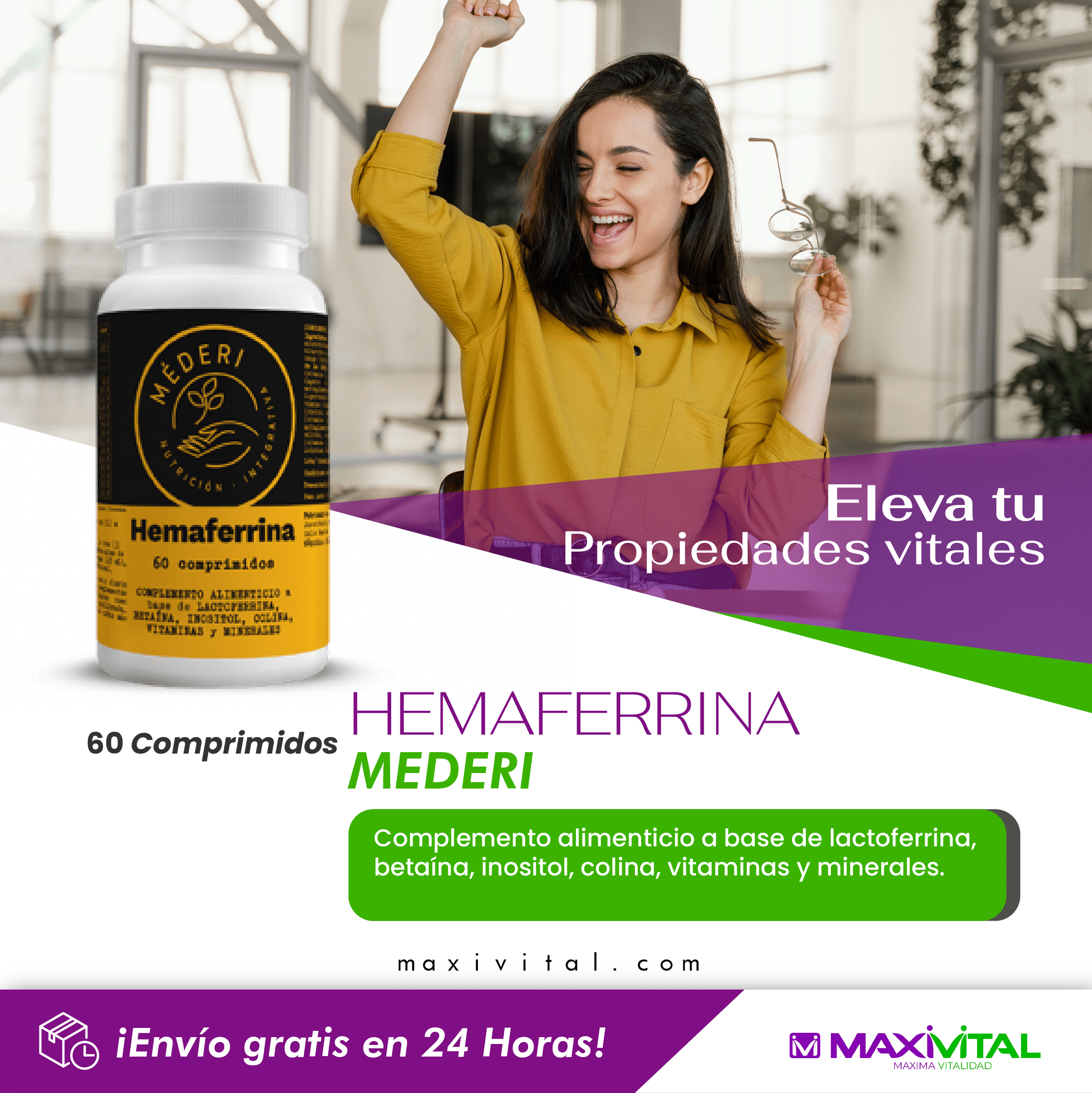 Qué es la Hemaferrina Mederi y para qué sirve?